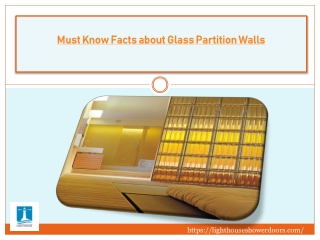 must know facts about glass partition walls