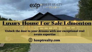 Luxury House For Sale Edmonton