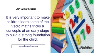 Vedic Maths Classes