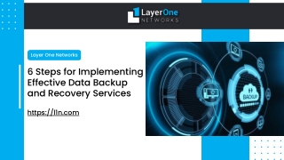 6 Steps for Implementing Effective Data Backup and Recovery Services