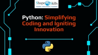 python simplifying coding and igniting innovation