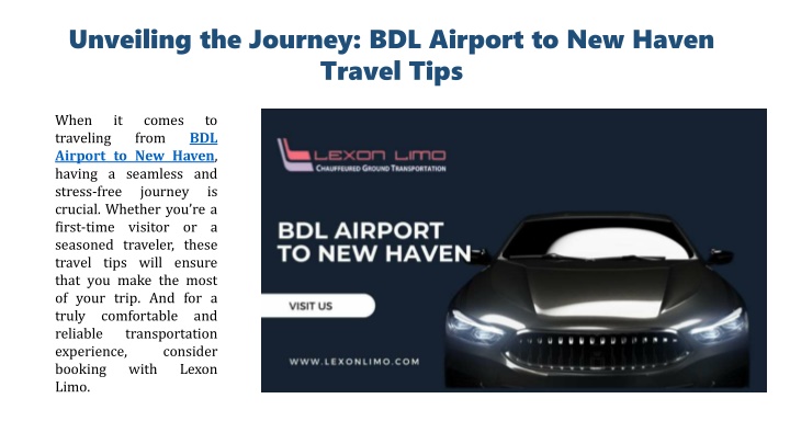 unveiling the journey bdl airport to new haven