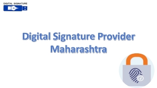 digital signature provider maharashtra