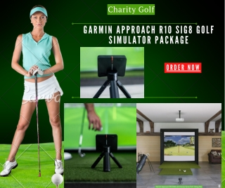 Garmin Approach R10 SIG8 Golf Simulator Package