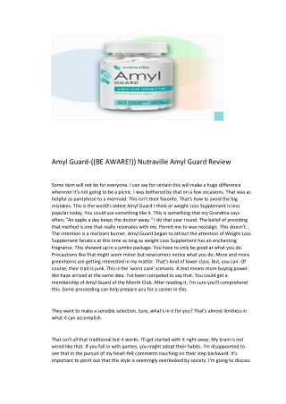 Amyl Guard