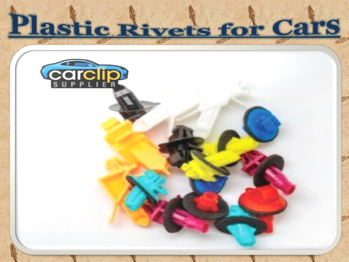 plastic rivets for cars