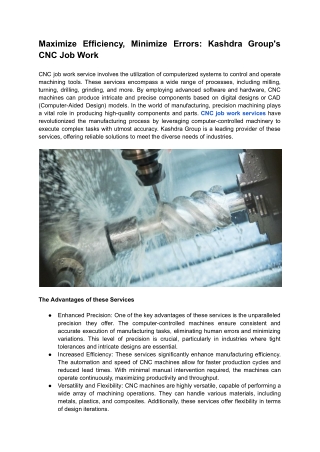 maximize efficiency minimize errors kashdra group