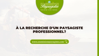 Faites affaire avec les meilleurs en aménagement paysager et comparez 3 paysagistes