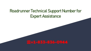 roadrunner technical support number for expert assistance