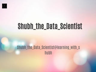 Data Science & skills required to learn