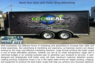 Boost Your Sales with Trailer Wrap Advertising