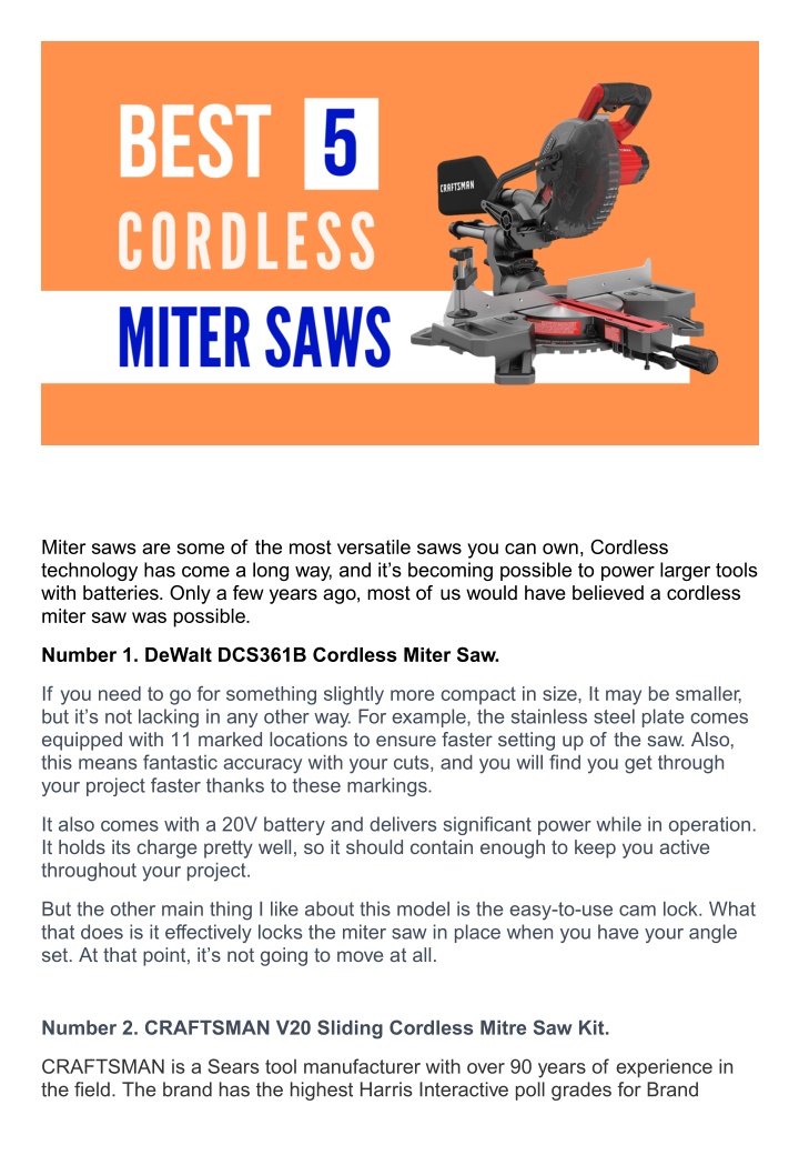 miter saws are some of the most versatile saws