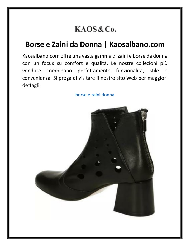 borse e zaini da donna kaosalbano com