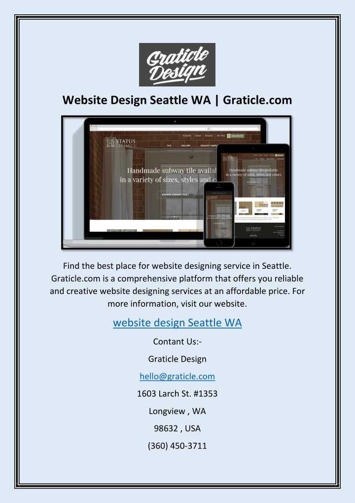 website design seattle wa graticle com