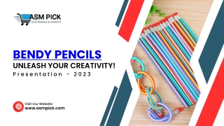 Bendy Pencils  Unleash Your Creativity!