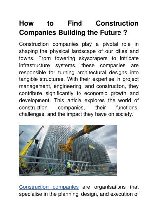 How to Find Construction Companies Building the Future  (1)