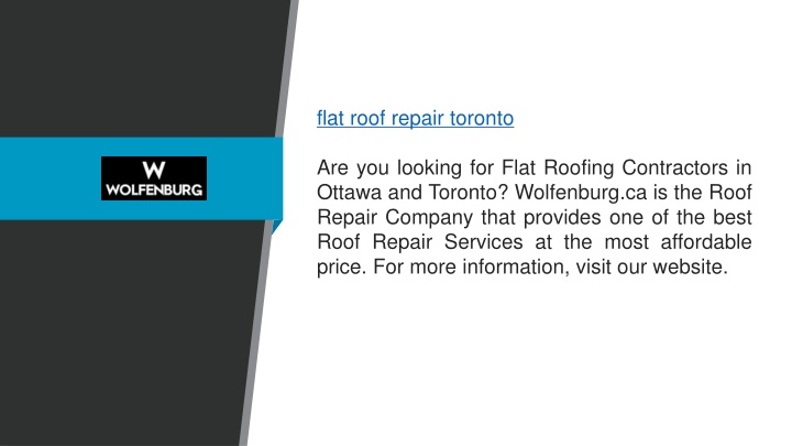 flat roof repair toronto are you looking for flat