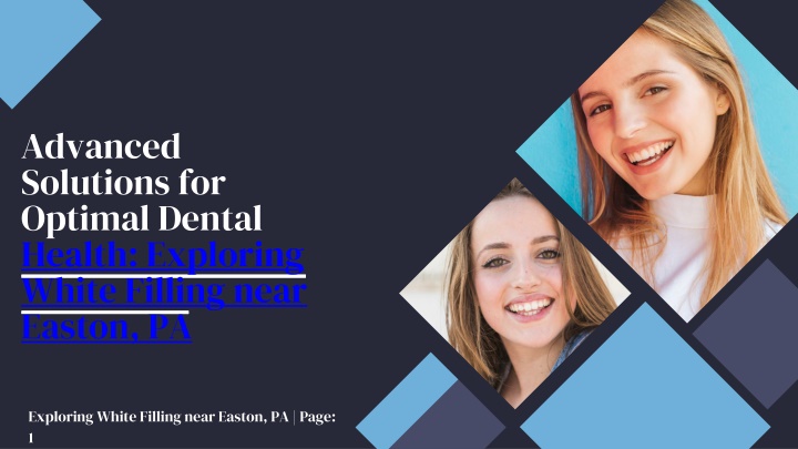 advanced solutions for optimal dental health