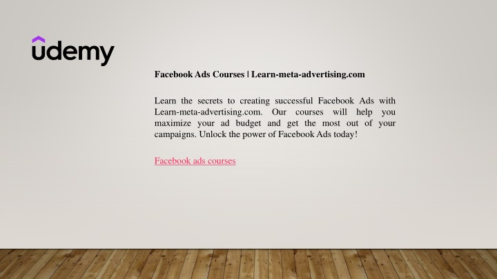 facebook ads courses learn meta advertising com