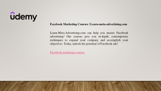 Facebook Marketing Courses  Learn-meta-advertising.com