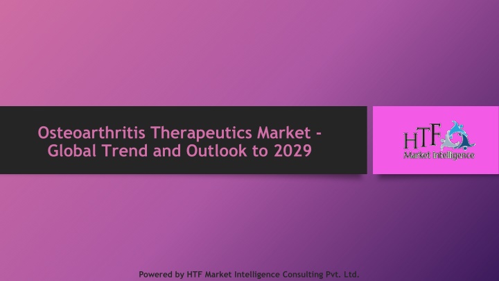 osteoarthritis therapeutics market global trend