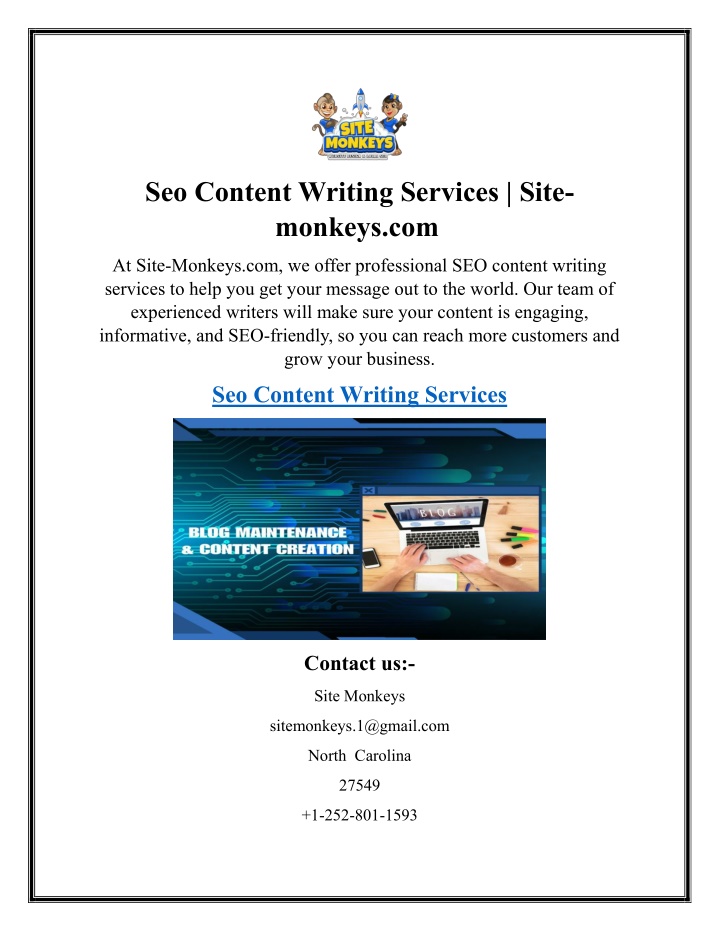 seo content writing services site monkeys com