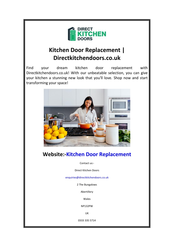 kitchen door replacement directkitchendoors co uk