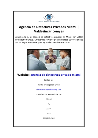 agencia de detectives privados miami valdesinvgr