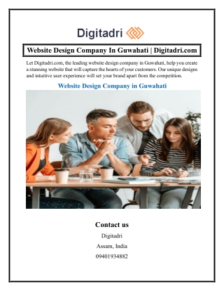 Website Design Company In Guwahati  Digitadri.com