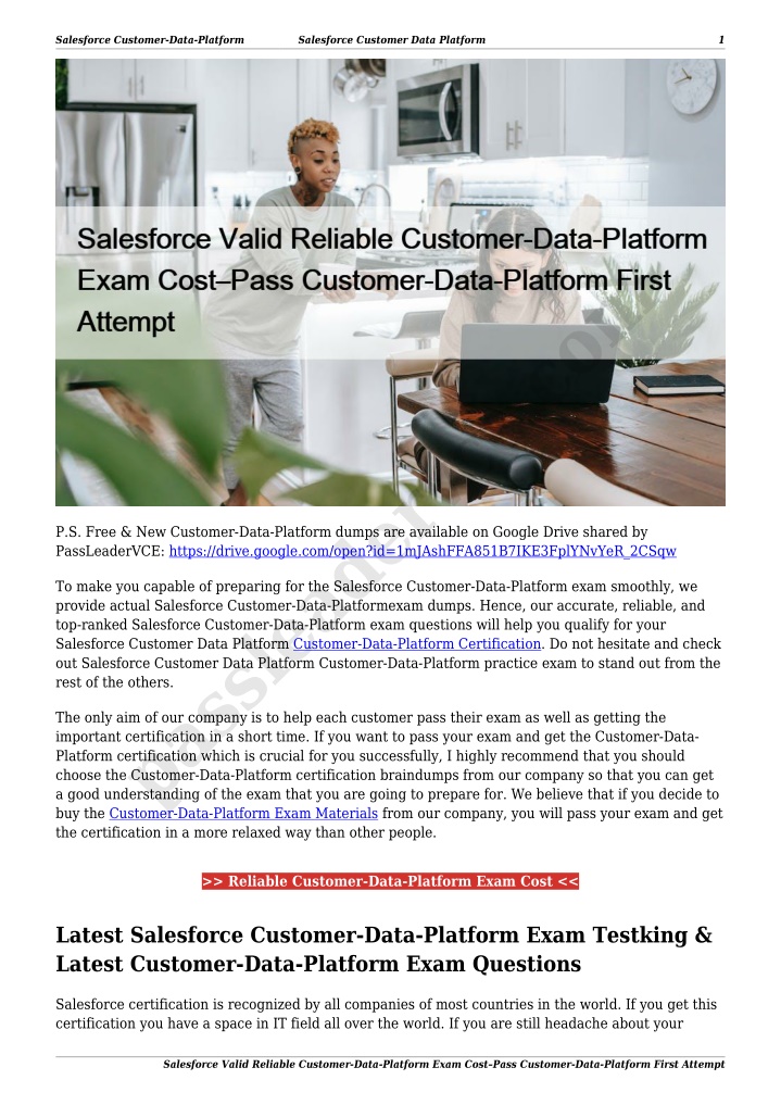 salesforce customer data platform