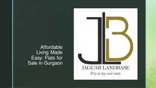 Affordable Living Made Easy: Flats for Sale in Gurgaon"