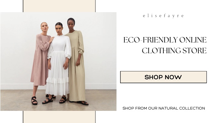 eco friendly online clothing store
