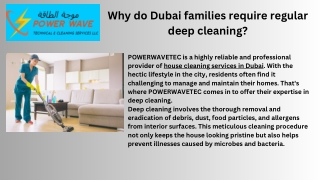 Home Cleaning Services  |  Powerwave