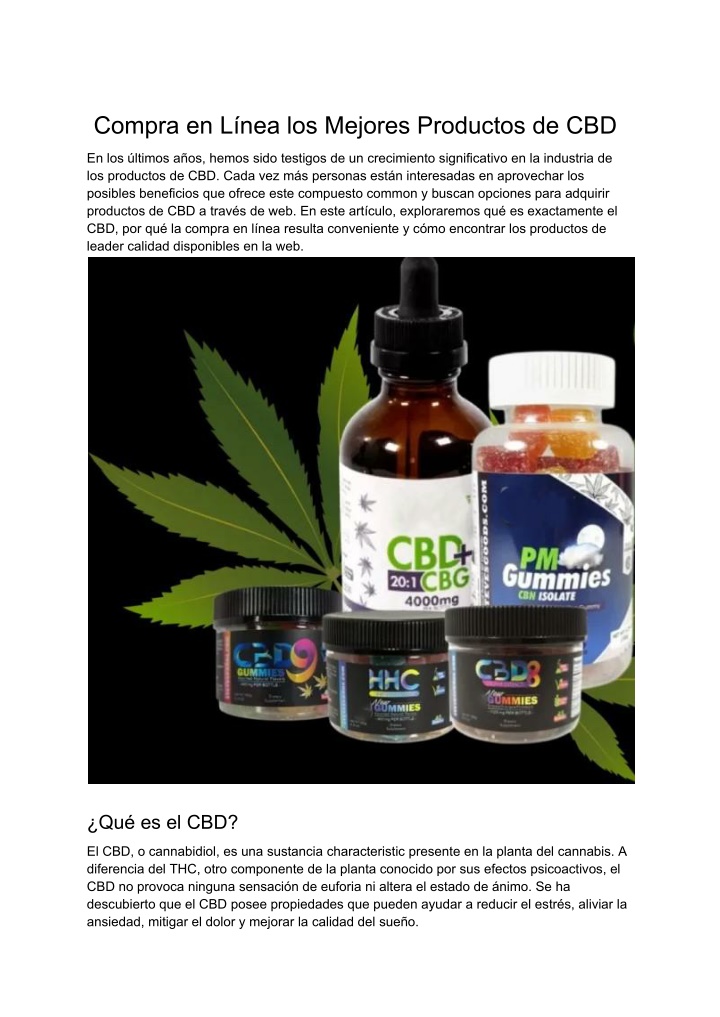 compra en l nea los mejores productos de cbd