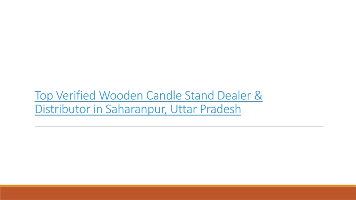 top verified wooden candle stand dealer distributor in saharanpur uttar pradesh