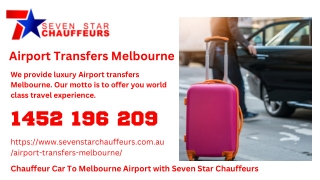 Private Airport Transfers Melbourne