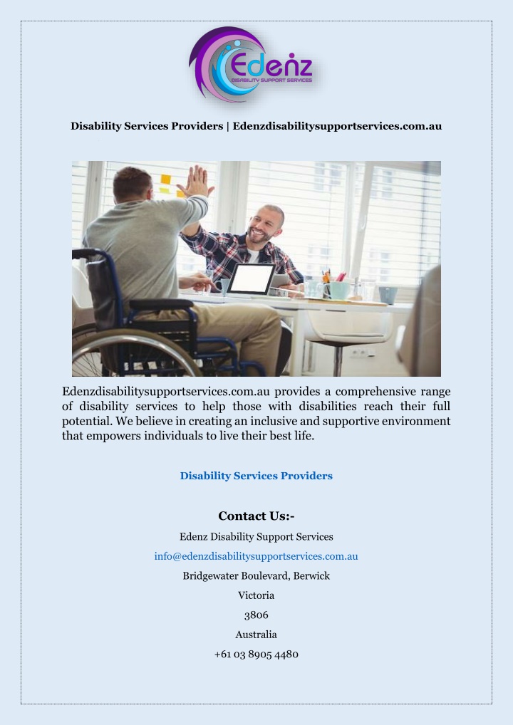 disability services providers