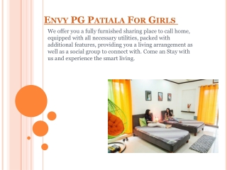 Find Best & Affordable PG for Girls in Patiala