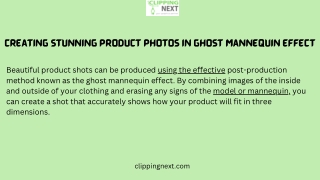 The Ultimate Guide to Creating Stunning Product Photos The Ghost Mannequin Effect