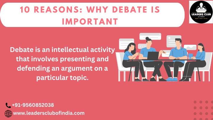 10 reasons why debate is important