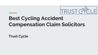 Best Cycling Accident Compensation Claim Solicitors