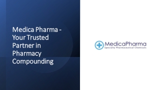 Your Trusted Partner in Pharmacy Compounding for Personalized Medications