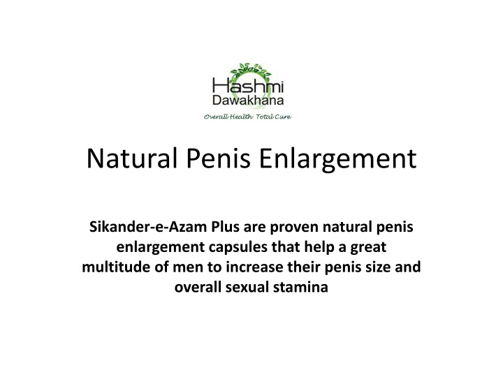natural penis enlargement