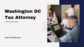 Washington DC Tax Attorney