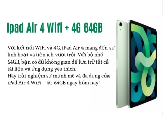 iPad Air 4 10.9 inch WiFi   Cellular