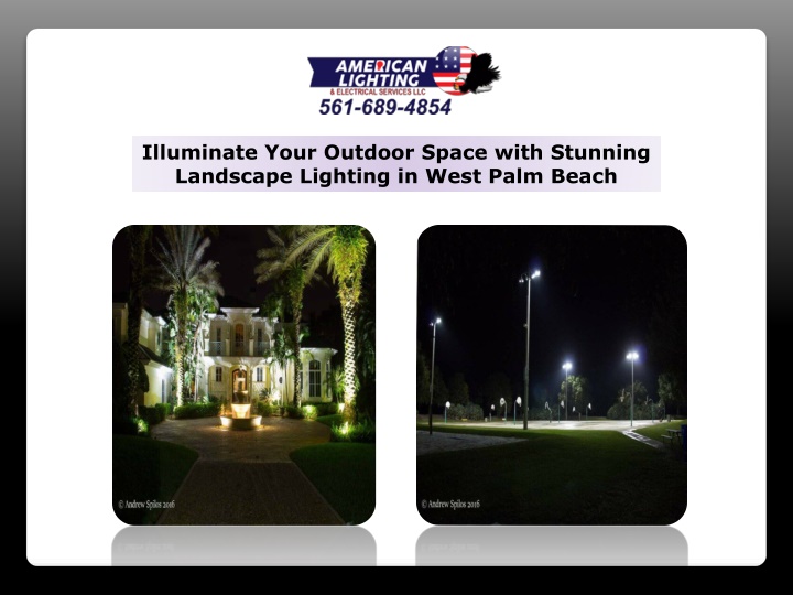 illuminate your outdoor space with stunning