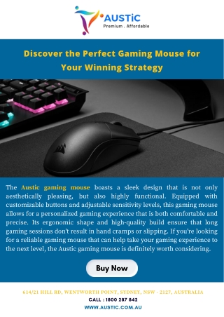 Discover the Perfect Gaming Mouse for Your Winning Strategy