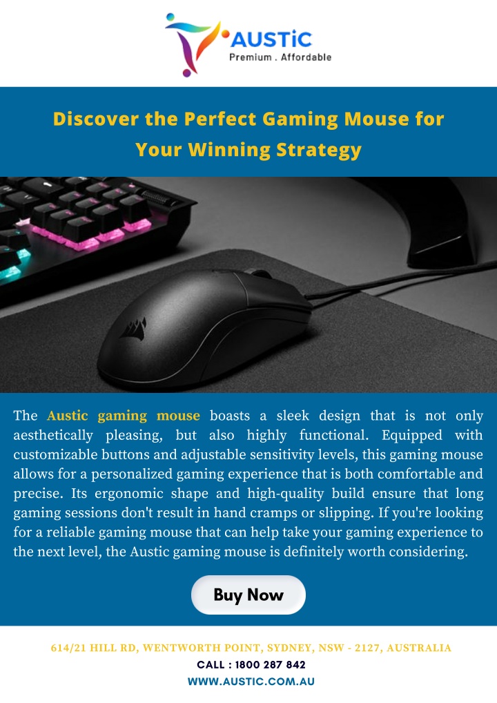 discover the perfect gaming mouse for your