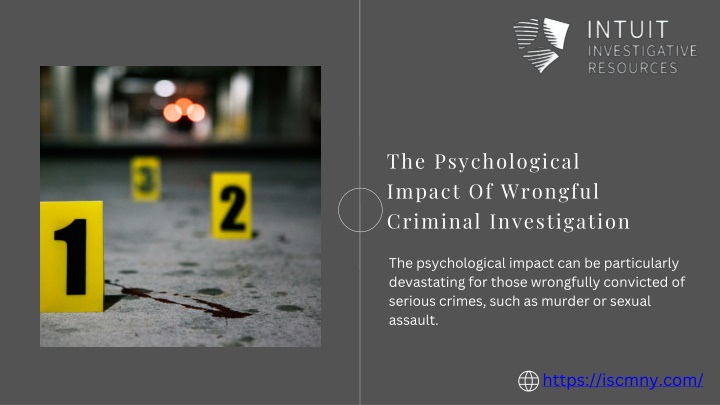 the psychological impact of wrongful criminal
