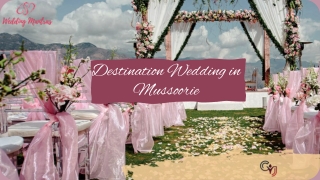 Resorts for Wedding in Mussoorie